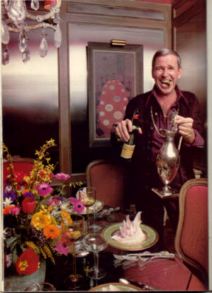 Paul Lynde in dining room Bon Appétit, June 1978
